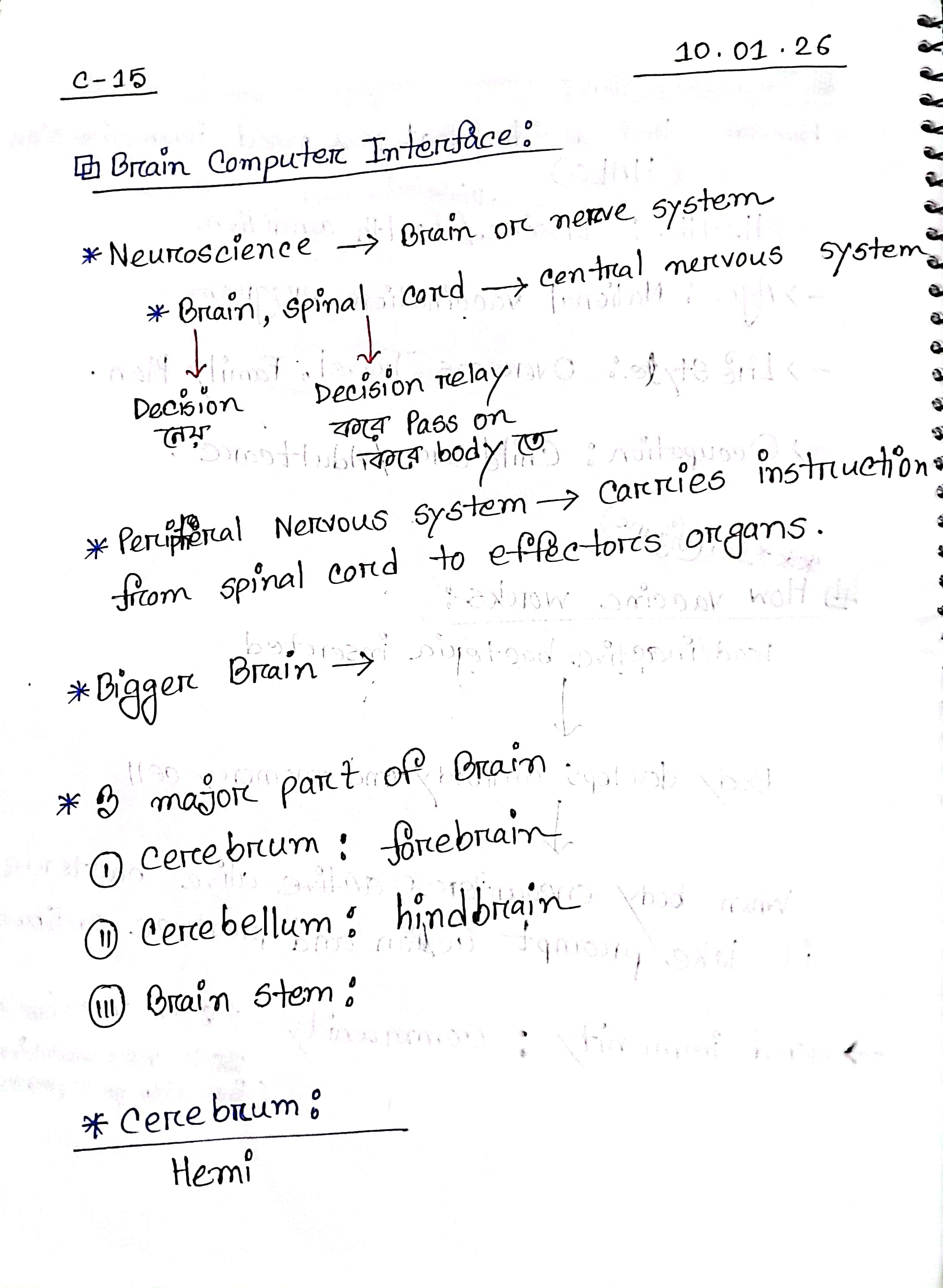 Hand Notes Page 10